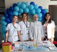 Sağlık Bilimleri Fakültesi öğrencilerimizden 14 Kasım Dünya Diyabet Günü’nde Topluma Destek