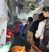 Hemşirelik Bölümü Öğrencilerinden 112 İstasyonuna Ziyaret