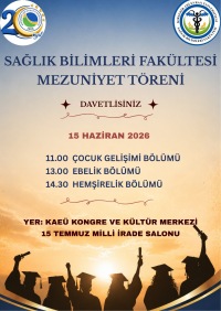 Sağlık Bilimleri Fakültesi Mezuniyet Töreni